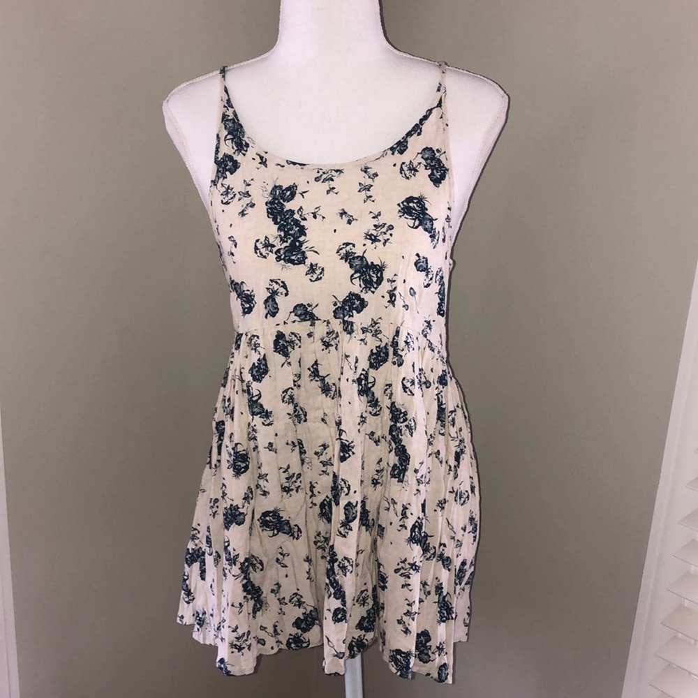 Vintage Floral Long Tank